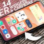 El Widget con las super carpetas inteligentes