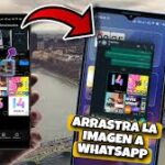 Como enviar imágenes desde la aplicación de galería de Xiaomi directamente a WhatsApp arrastrando la imagen